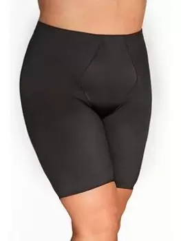 Image of Yours Satin Control Short Black, Size 18-20, Women