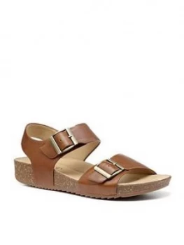 Image of Hotter Tourist Il Extra Wide Fit Sandals - Tan, Size 4, Women