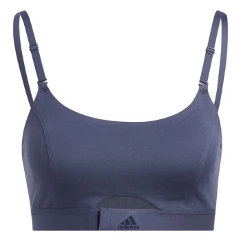 Image of adidas Aeroimpact Luxe Training Light-Support Bra Womens - Blue
