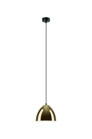 Image of Mia Dome Pendant Ceiling Lights Gold, 1x E27