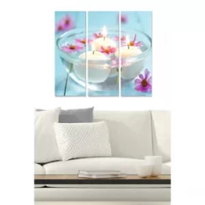 Image of MDF1902524 Multicolor Decorative MDF Painting (3 Pieces)