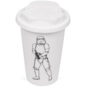 Image of Original Stormtrooper Ceramic Travel Mug - White