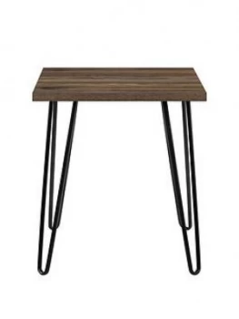 Image of Owen Side Table - Walnut Effect