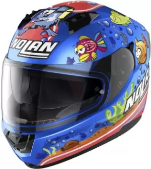 Image of Nolan N60-6 Gemini Replica M. Melandri Aquarium Helmet, multicolored, Size S, multicolored, Size S