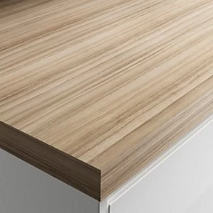 Image of Wickes Wood Effect Laminate Worktop Coco Bolo 3000 x 600 x 50mm