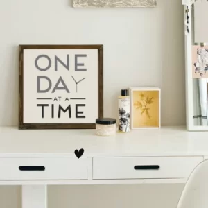 Image of KZM325 Brown White Black Decorative Framed MDF Painting