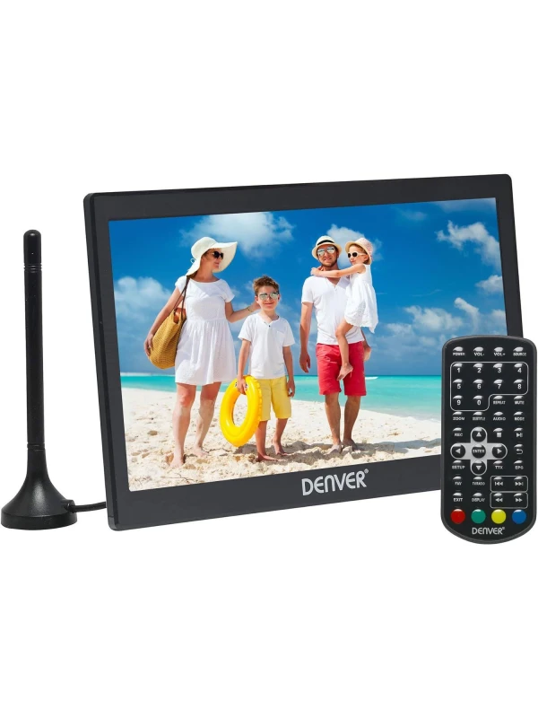 Image of Denver 10" Wide Super VGA Digital Portable TV Black unisex