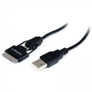 Image of Startech.com Micro USB iPhone ipod iPad - Combo Cable UK
