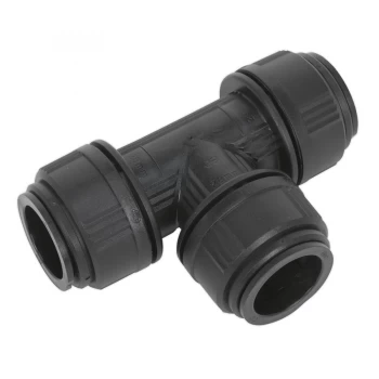 Image of SEALEY CAS28ET Equal Tee 28mm Pack of 5 (John Guest Speedfit - PM0228E)