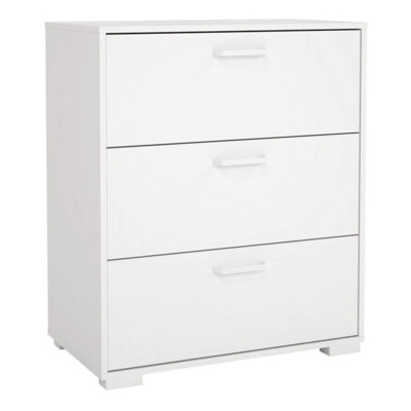Image of Furniture To Go Sofia Chest Of 3 Drawers In White