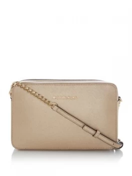 Image of Michael Kors Jetset travel crossbody bag Gold