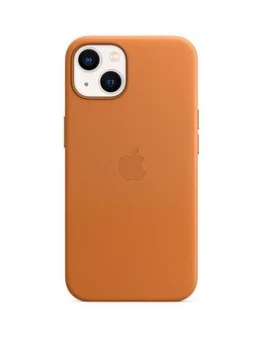 Image of Apple iPhone 13 Leather Case with MagSafe Golden Brown MM103ZM/A