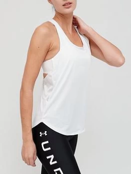 Image of Under Armour Training Tech Vent Tank - White/Black, Size S, Women