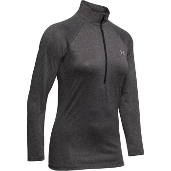 Image of Under Armour Tech Half Zip Top Womens - Grey