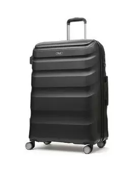 Image of Rock Luggage Bali UYG7X 8 Wheel Hardshell Large Black Suitcase