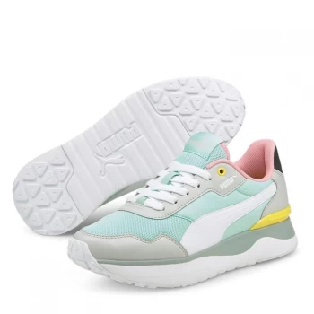 Image of Puma R78 Voyage Junior Girls Trainers - Blue/White