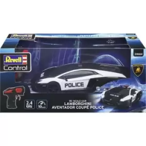 Image of Revell 24664 Lamborghini Aventador Police RC model car for beginners