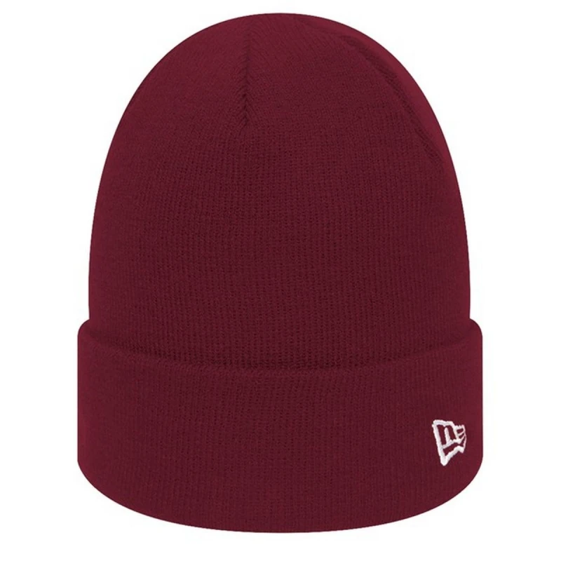 Image of new era New Era Men Flag Knitted Beanie in Maroon Maroon One Size Male 5059699391970