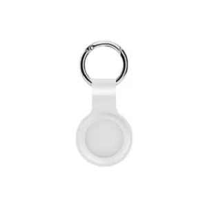 Image of Silicone Keyring Case for AirTag White