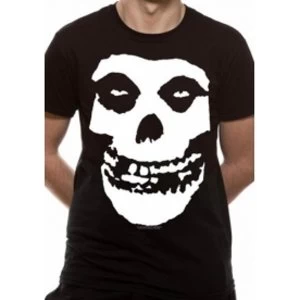 Image of Misfits Skull Unisex Large T-Shirt - Black