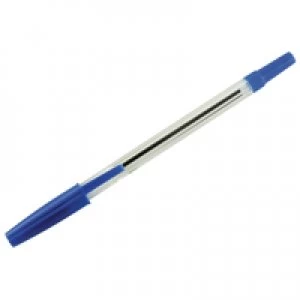 Image of Nice Price Blue Medium Ballpoint Pens Pack of 50 893623