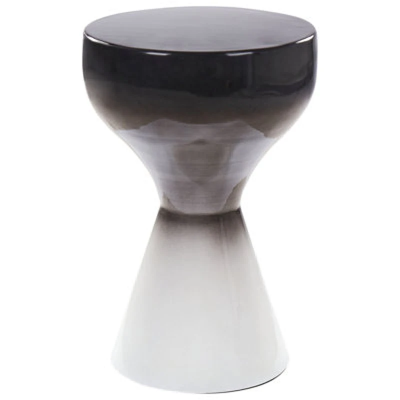 Image of Beliani Side Table Tibito Metal Black