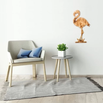 Image of Filamingo - Walnut Walnut Decorative Wooden Wall Accessory