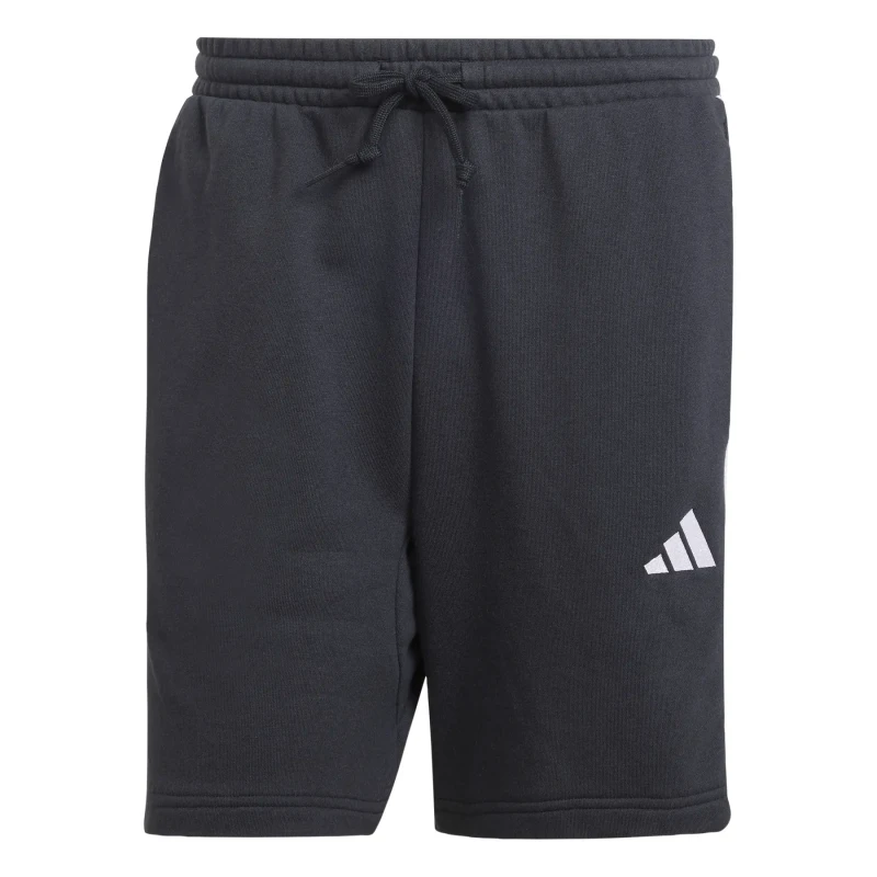 Image of adidas Essentials 3 Stripe Fleece Shorts Mens - Black M