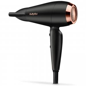 Image of Babyliss Travel Pro AC Black/Rose Gold 286746 2000W Hair Dryer