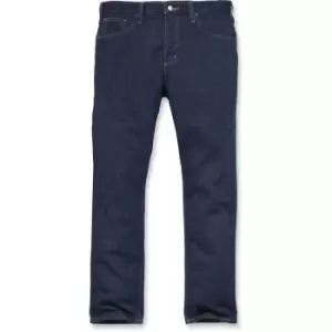 Image of Carhartt Mens Rugged Flex Straight Slim Tapered Denim Jeans Waist 33' (84cm), Inside Leg 32' (81cm)