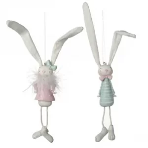 Image of Hanging Rabbit Ornament Mix by Heaven Sends
