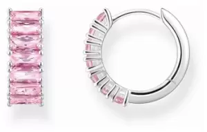 Image of Thomas Sabo CR667-051-9 Hoop Earrings Sterling Silver Jewellery