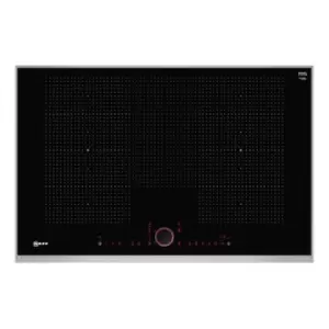 Image of Neff T68TS6RN0 Built In 80cm FlexInduction Hob in Black Glass
