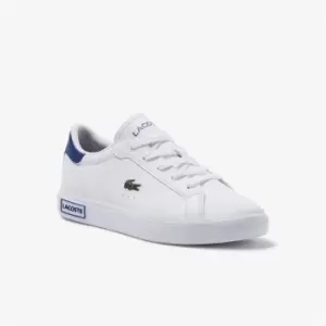 Image of Lacoste Lacoste PowerCourt Trainers Junior Boys - White