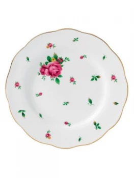 Image of Royal Albert New country roses white salad plate 20cm White