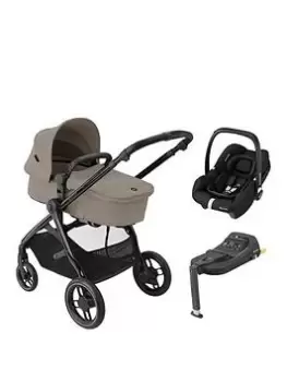Image of Maxi-Cosi Zelia Luxe Cabriofix I-Size & Base Travel System - Twillic Truffle