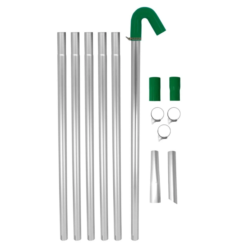 Image of MAXBLAST Gutter Vacuum Pole Kit 24ft Long Reach Drain Pipe Sucker Hoover 5055986175087