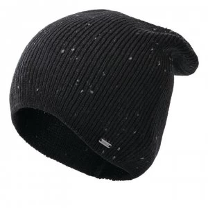 Image of Dare2B Thesis II Ribbed Beanie - Black/Cloudy