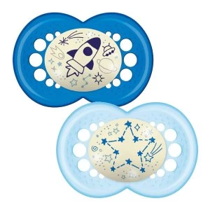 Image of Mam Night 6+M Soother - Boy