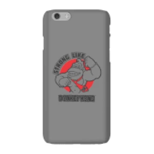 Image of Nintendo Donkey Kong Strong Like Donkey Kong Phone Case - iPhone 6 - Snap Case - Matte