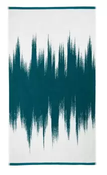 Image of Harlequin Motion Guest Towel, Teal