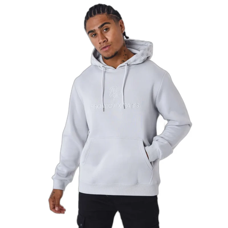 Image of Project X Paris Monogram detail hoodie Project X Paris Blanc Male L