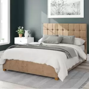 Image of Sinatra Firenze Velour Ottoman Bed Champagne