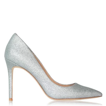 Image of Linea Stiletto High Heel Shoes - Silver
