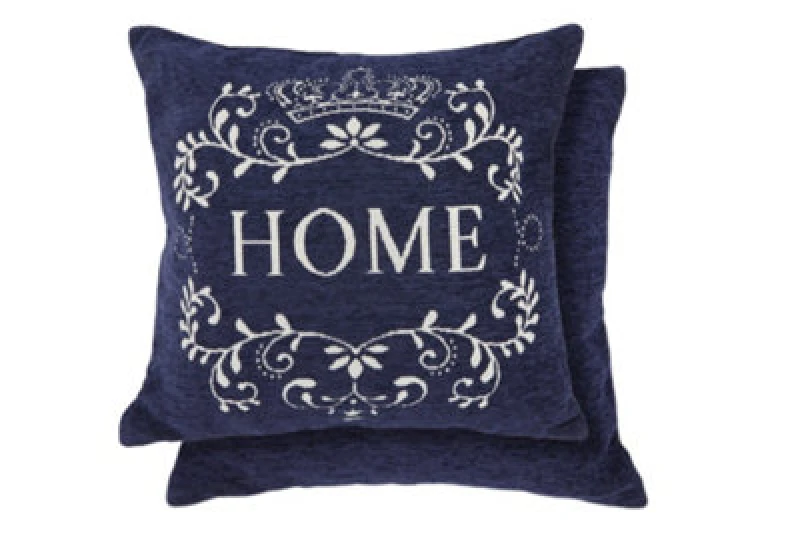 Image of Simply Home Cushion Cover In Navy