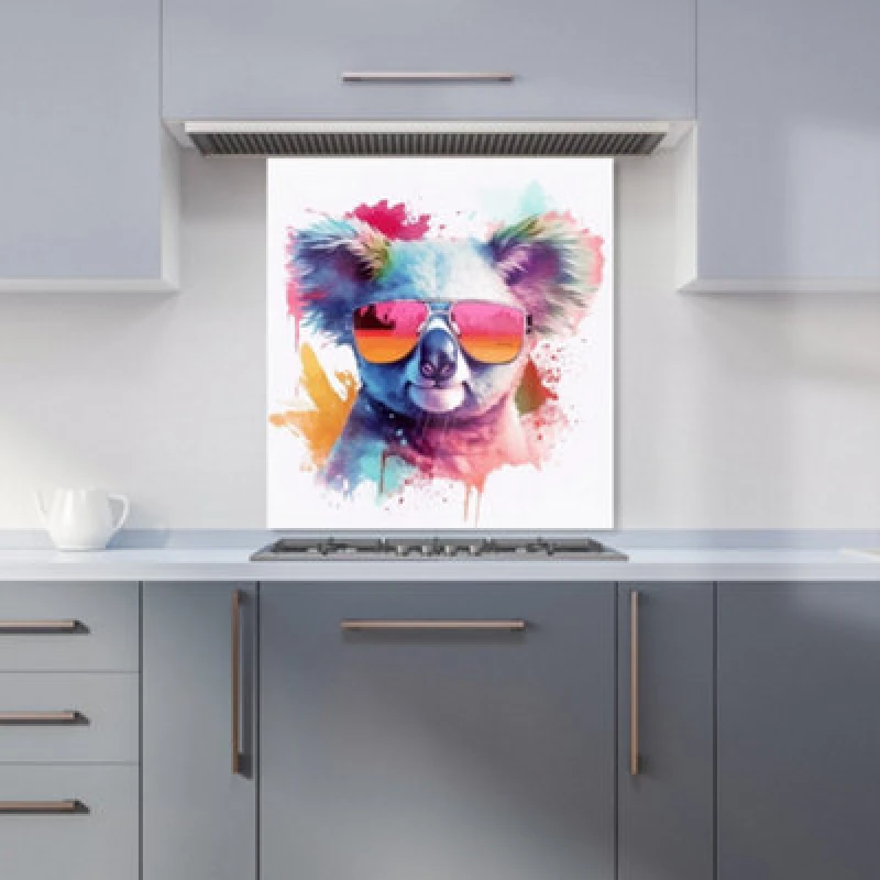 Image of Warren Reed - Designer Tropical Toucan Tea Towel in Blue Blue Unisex