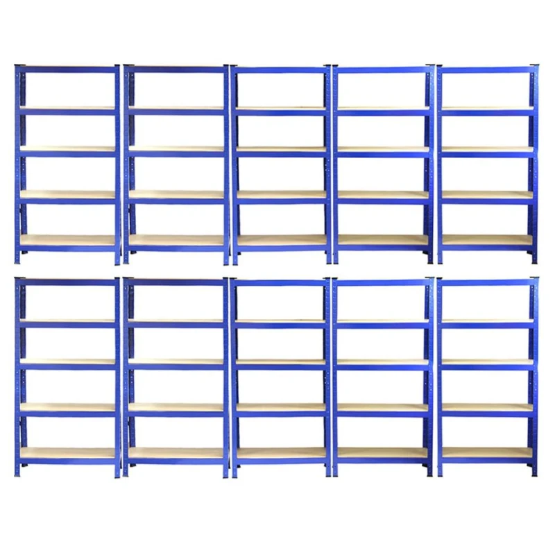 Image of MONSTER RACKING Monster Racking T-Rax Heavy Duty Shelving Units, Blue, 75cm W, 5060225630418