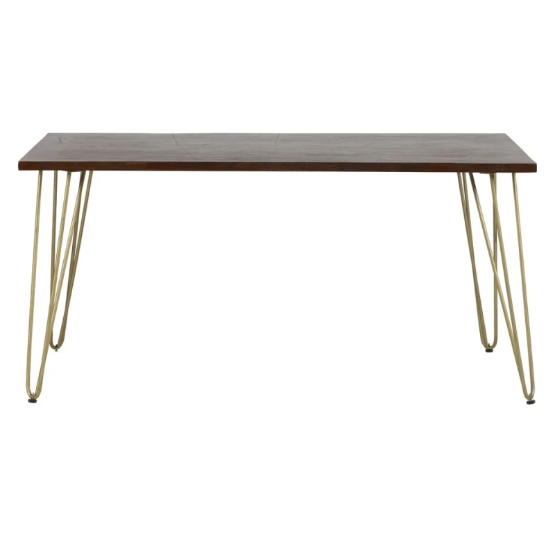 Image of Indian Hub Dark Gold Dining Table
