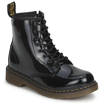 Image of Dr Martens Dm J Boot Girls Childrens Mid Boots in Black kid,10 kid,11 kid,11.5 kid,12 kid,13 kid,1 kid,2 kid,2.5 kid