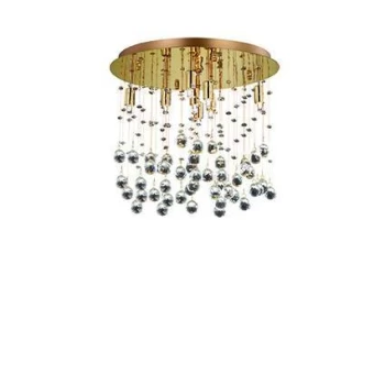 Image of Moonlight 8 Light Medium Ceiling Pendant Gold, G9